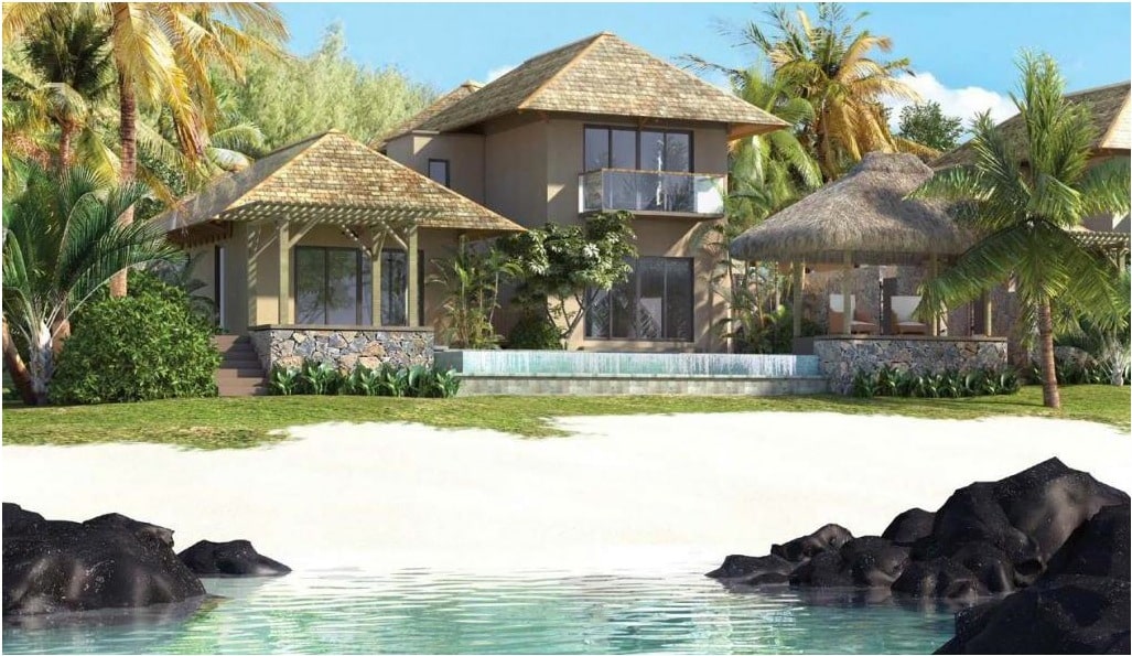 Investir à l’ile Maurice dans une magnifique villa F4 en RES pieds dans l’eau à Grand Gaube