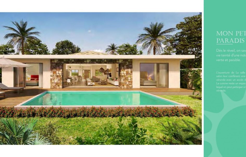 Villa F4 avec piscine ardoise, Grand Baie Villa F4 avec piscine ardoise, Grand Baie