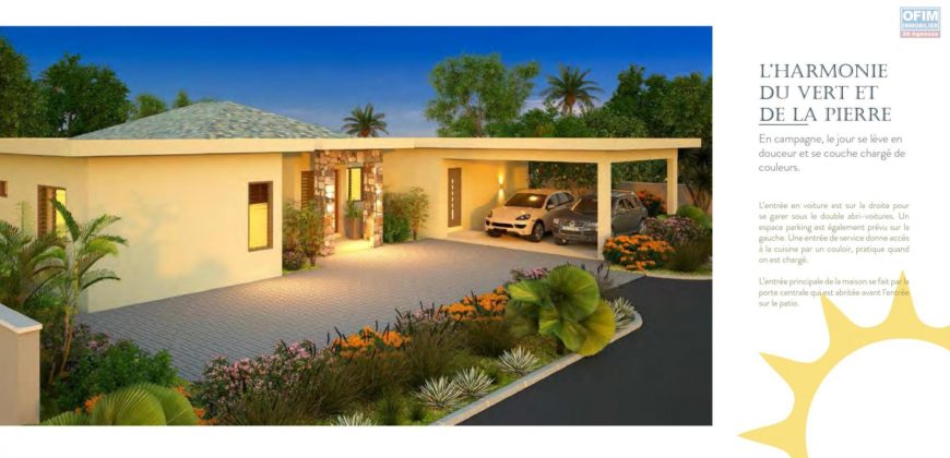 Villa F4 avec piscine ardoise, Grand Baie