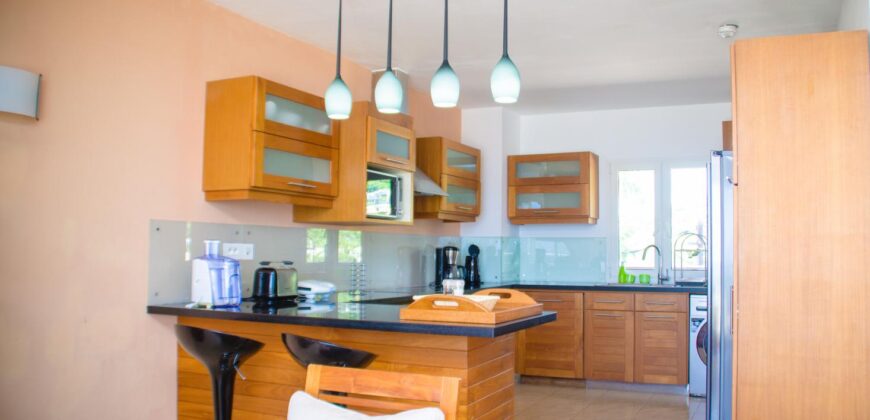 Agréable appartement au bord de l’océan avec piscine, Tamarin
