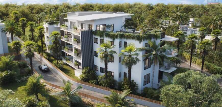 Appartements luxueux type T3 de 94 à 127 m2 accessible aux étrangers, Tamarin