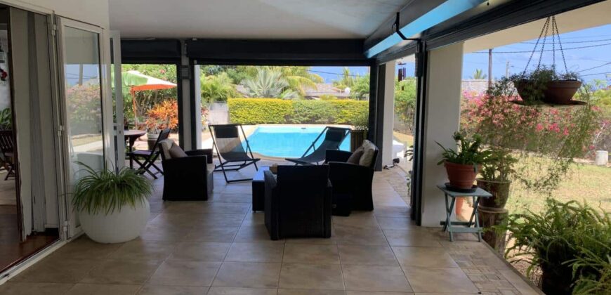 Superbe villa T4 avec une dépendance à Tamarin