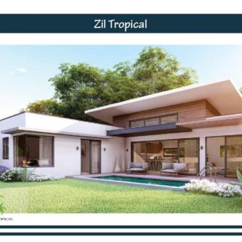 Programme de 7 luxueuses villas proche de la plage à Anse la Raie