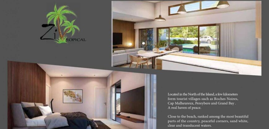 Programme de 7 luxueuses villas proche de la plage à Anse la Raie