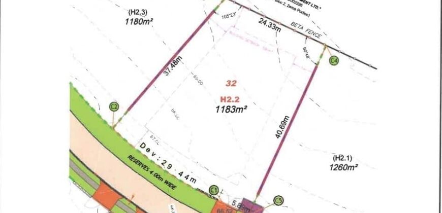 Magnifique terrain à bâtir, proche de toutes commodités à Beau Plan