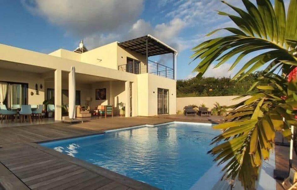 Magnifique villa sans vis à vis située dans un beau cadre à Grand Baie