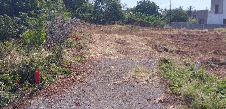 Un terrain à vendre de 22 perches à Grand-gaube