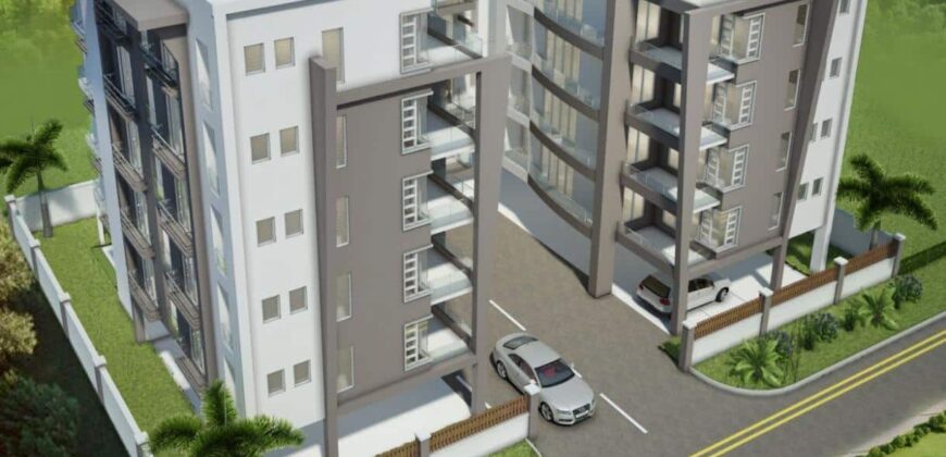 A vendre un appartement de 128m2 avec terrasse et parking au centre de Quatre Bornes
