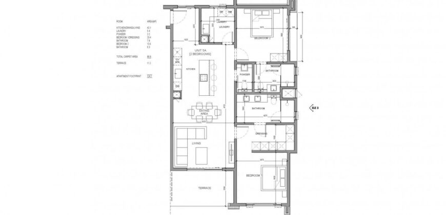 En vente un appartement neuf entièrement meublé accessible aux étrangers à Grand Baie