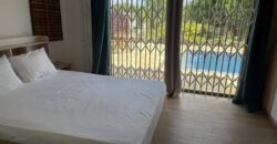 Location d’une ravissante villa avec grand jardin et piscine privée à Petit Raffray