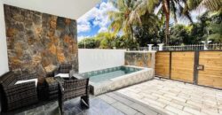 Location d’un Triplex neuf avec piscine privée situé proche plage au calme à Flic en Flac
