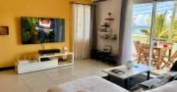 A vendre un magnifique appartement meublé accessible aux étrangers situé au premier étage avec une belle vue sur mer à Pointe Aux Piments