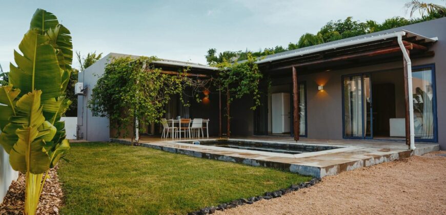 Vente d’une magnifique villa récente de plain pied avec piscine et jardin paysager dans le secteur de Saint Antoine à Goodlands