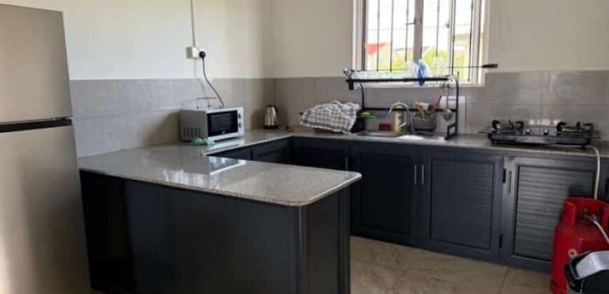 A louer un lumineux appartement avec piscine commune et terrasse à Pereybère