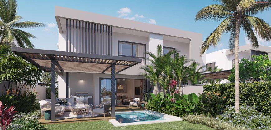 A investir dans un programme exclusif de 26 villas modernes nichées dans un charmant village en bord de mer à Roches Noires