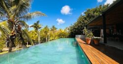 Vente d’une villa luxueuse au style balinais avec piscine et jardin paysager au sein d’un domaine sécurisé à Grand Baie