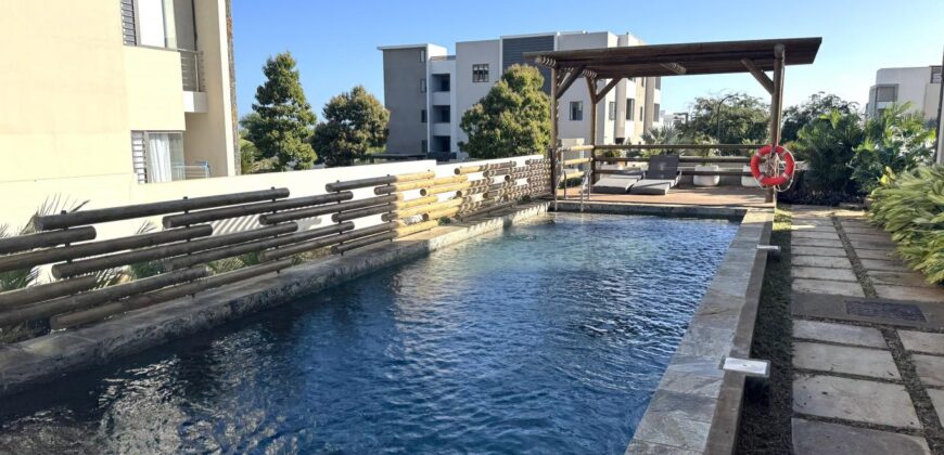 Location d’un magnifique appartement récent dans une résidence sécurisée avec piscine commune et parking sécurisé à Flic en Flac