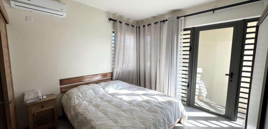 Location d’un magnifique appartement récent dans une résidence sécurisée avec piscine commune et parking sécurisé à Flic en Flac