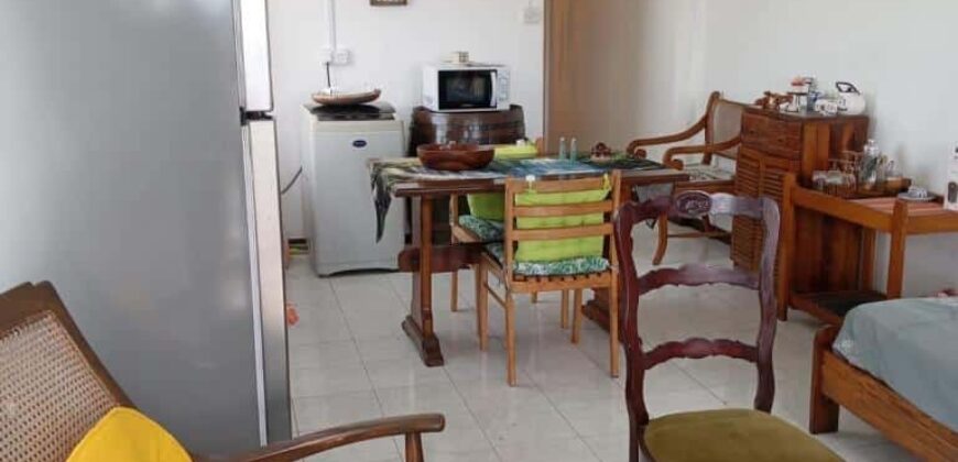 A louer un appartement meublé offrant vue sur mer à proximité des toutes les commodités à Grandbaie