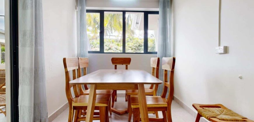 Location d’un superbe appartement avec jardin verdoyant à deux pas de la plage à Pereybère