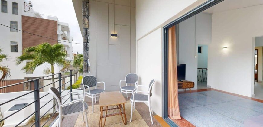 Location d’un superbe appartement avec jardin verdoyant à deux pas de la plage à Pereybère