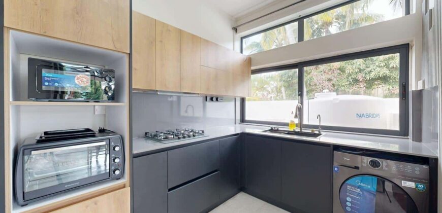 A louer un appartement neuf et meublé au rez de chaussée d’une maison de deux logements dans un cadre paisible à Pereybère