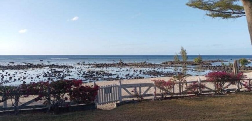 Location d’une charmante villa pieds dans l’eau dans une résidence sécurisée à Pointe aux Biches