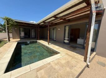Location d’une villa moderne de 140m2 avec piscine sur un terrain de 390m2 dans un cadre paisible à Saint Antoine-Goodlands