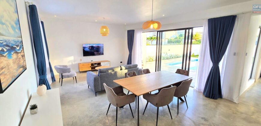 Location d’une magnifique villa contemporaine récente avec piscine dans un cadre paisible à La Gaulette