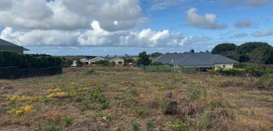 À vendre : Vaste terrain de 2 087 m² au cœur du domaine sécurisé de Daruty