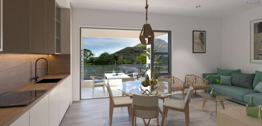 À vendre un appartement de 92 m² proche plage et commerces au centre de Tamarin