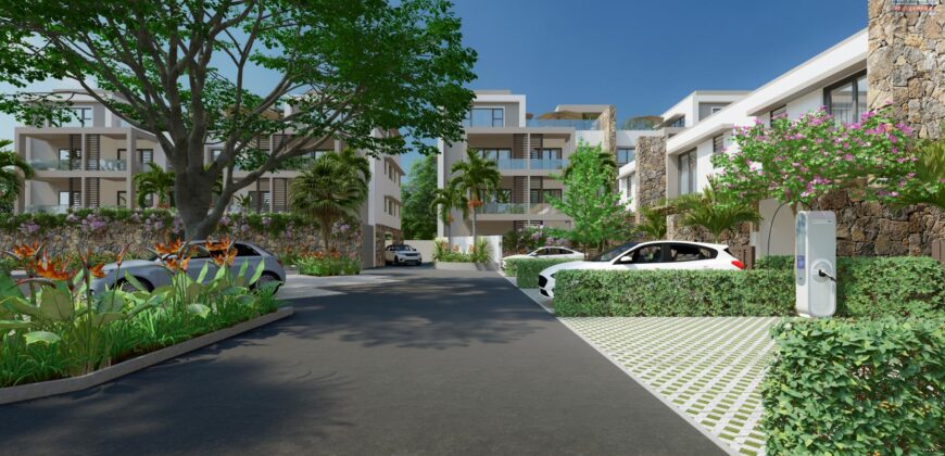 Opportunité à Tamarin : un appartement de 92 m² accessible aux étrangers offrant vue imprenable sur la montagne de La Tourelle