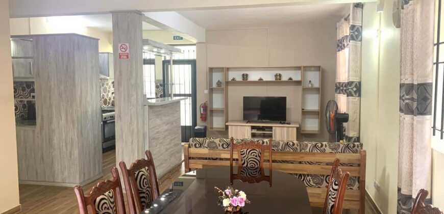 À louer un charmant appartement avec jardin dans un quartier paisible à Flic en Flac.