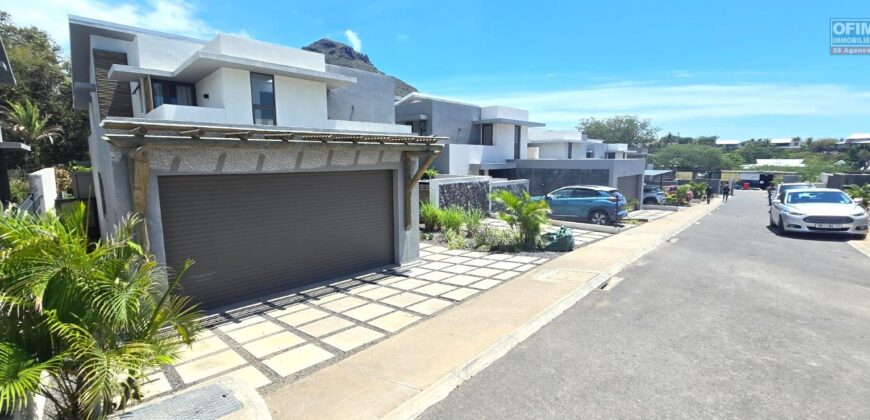 Location d’une magnifique villa contemporaine avec piscine à proximité des commodités de Tamarin