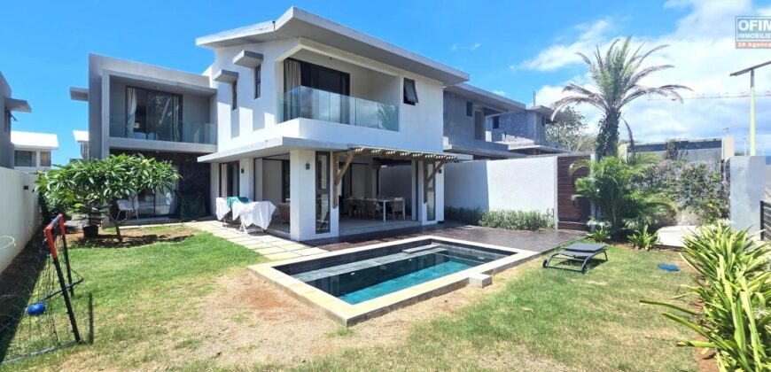 Location d’une magnifique villa contemporaine avec piscine à proximité des commodités de Tamarin