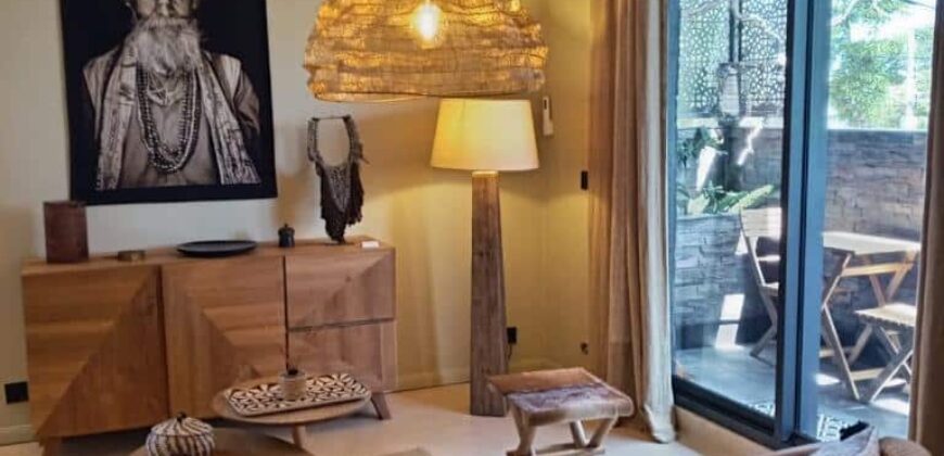 Location d’un appartement haut de gamme et entièrement rénové proche de la plage à Pointe aux Canonniers