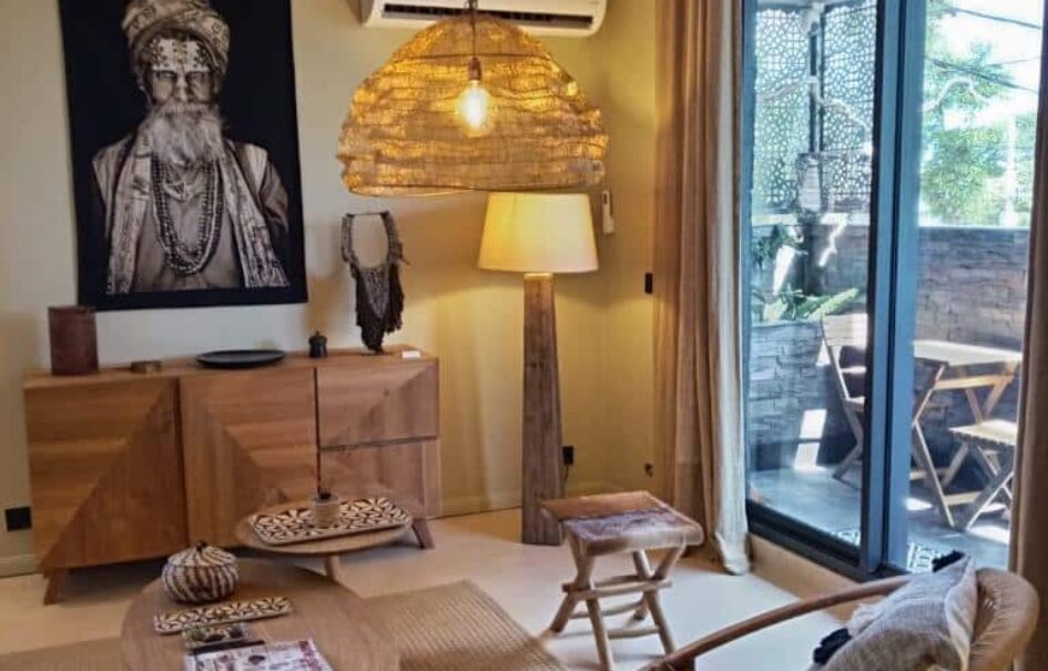 Location d’un appartement haut de gamme et entièrement rénové proche de la plage à Pointe aux Canonniers