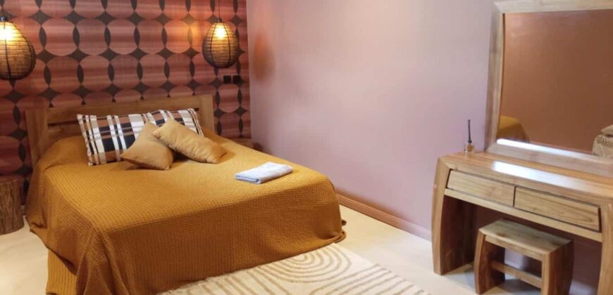 Location d’un appartement haut de gamme et entièrement rénové proche de la plage à Pointe aux Canonniers