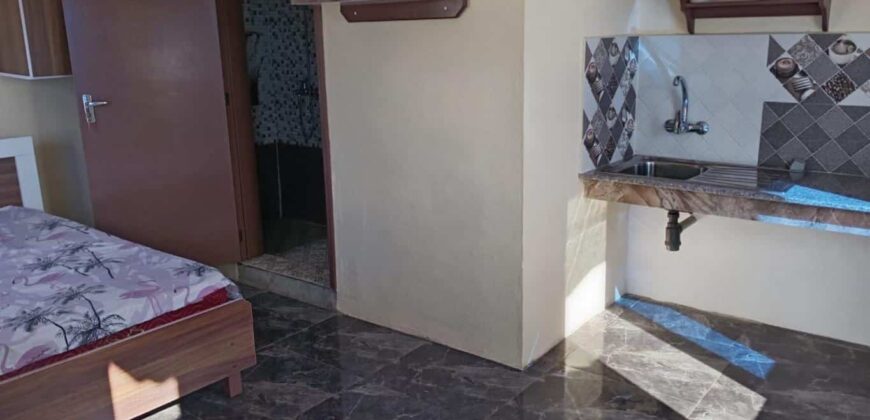 À louer un studio en rooftop dans un cadre calme et sécurisé à Pereybère