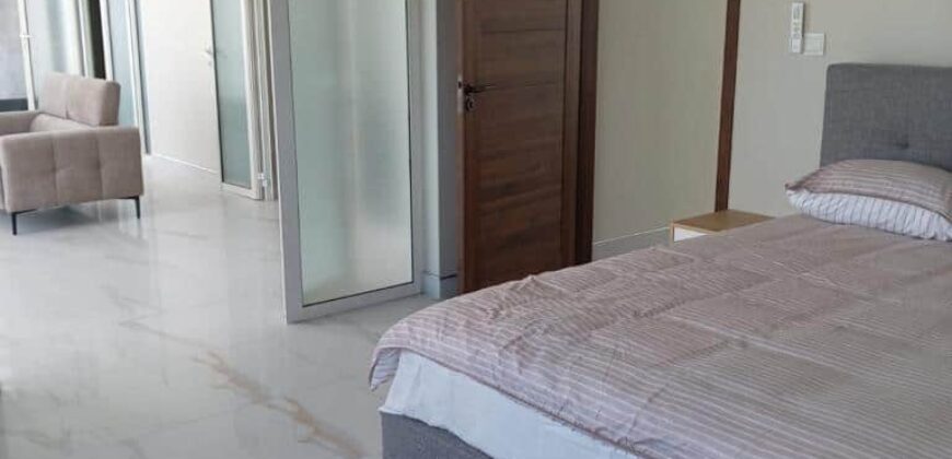 À louer une villa contemporaine lumineuse avec piscine dans un quartier calme du Chemin Vingt Pied à Grandbaie