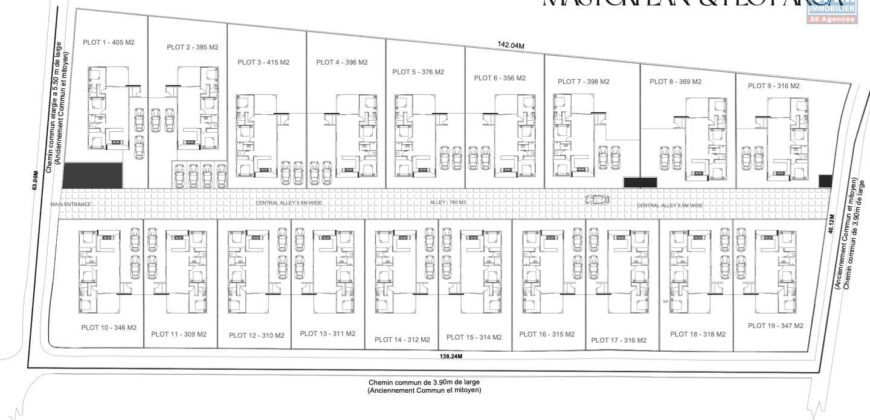 À vendre : terrains constructibles sécurisés à proches plage et commerces à Trou aux Biches