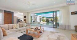 Exclusivité – Location d’une superbe villa meublée dans une résidence sécurisée proche plage à Cap Malheureux