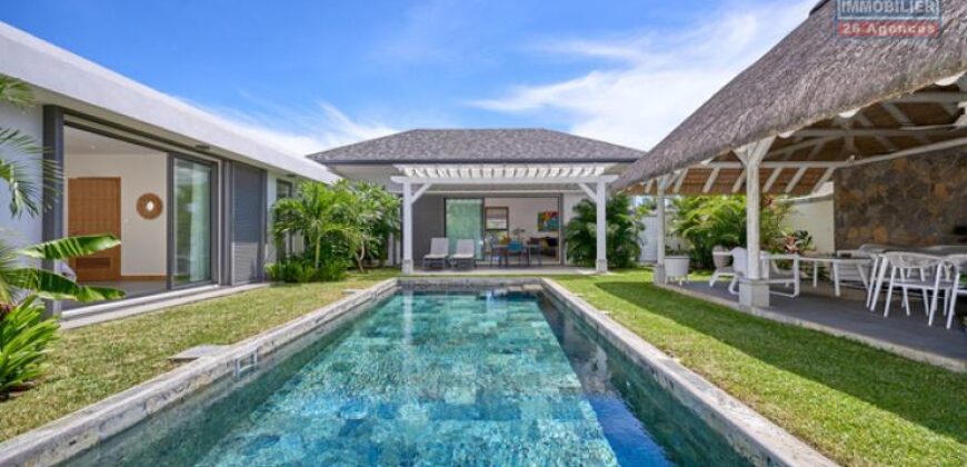 En vente magnifique villa accessible aux étrangers situe au centre d’une résidence calme à Grand Baie, La Salette