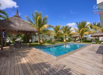 À vendre élégante villa avec piscine sur un terrain de 1185 m² à La Salette, Grand Baie.