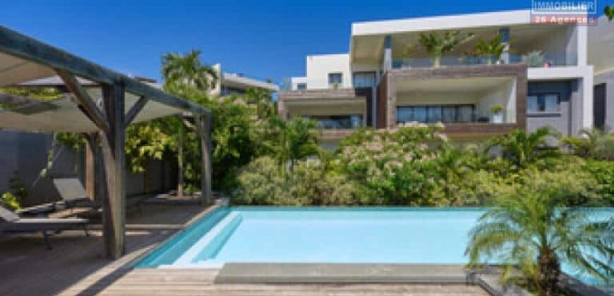 À vendre – Magnifique appartement R+2 avec piscine accessible aux étrangers dans un quartier calme et résidentiel à Pointe aux Canonniers