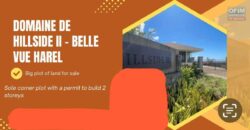 En vente terrain rare de 1 151 m² dans un domaine résidentiel sécurisé à Belle Vue Harel