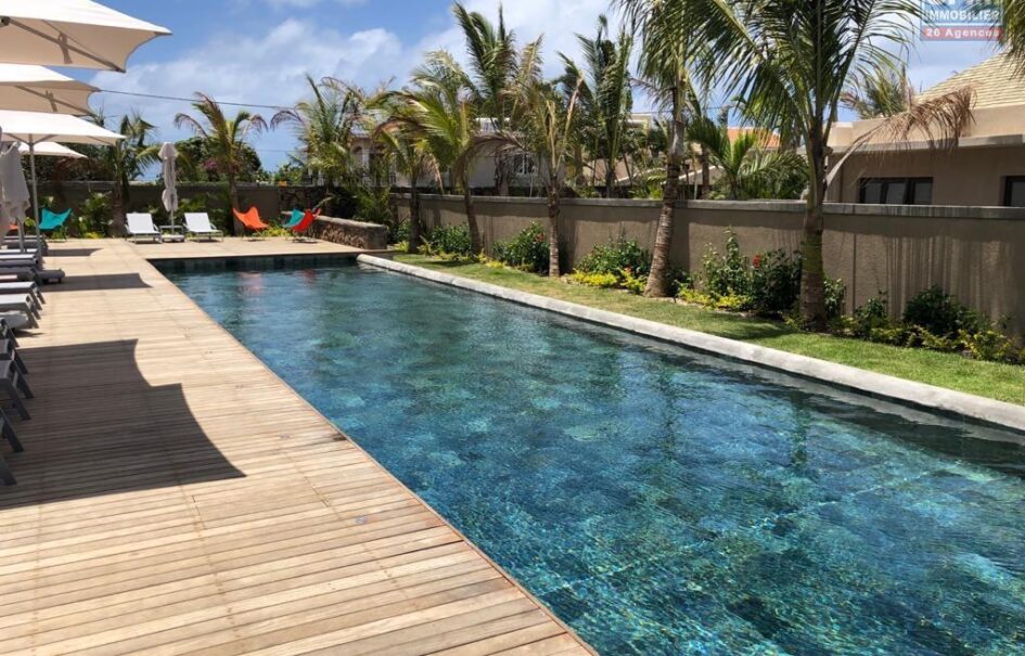 À vendre appartement haut de gamme proche du lagon au cœur du domaine Mythic Suites & Villas à Grand Gaube