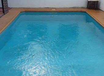 À louer un appartement avec jardin et piscine commune à Grandbaie chemin vingt pied Maurice