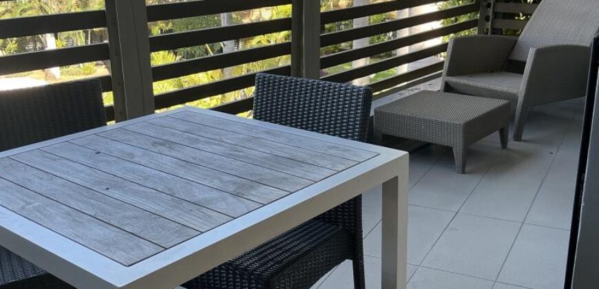À louer un appartement meublé de 70m2 dans une résidence sécurisée avec piscine à Trou aux Biches Maurice