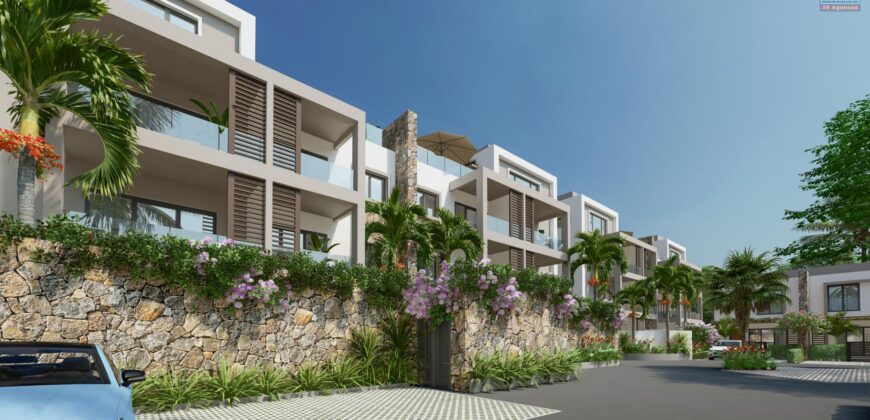 À vendre accessible aux étrangers: penthouse de 150 m² avec vue imprenable sur La Tourelle, situé au cœur de Tamarin Maurice